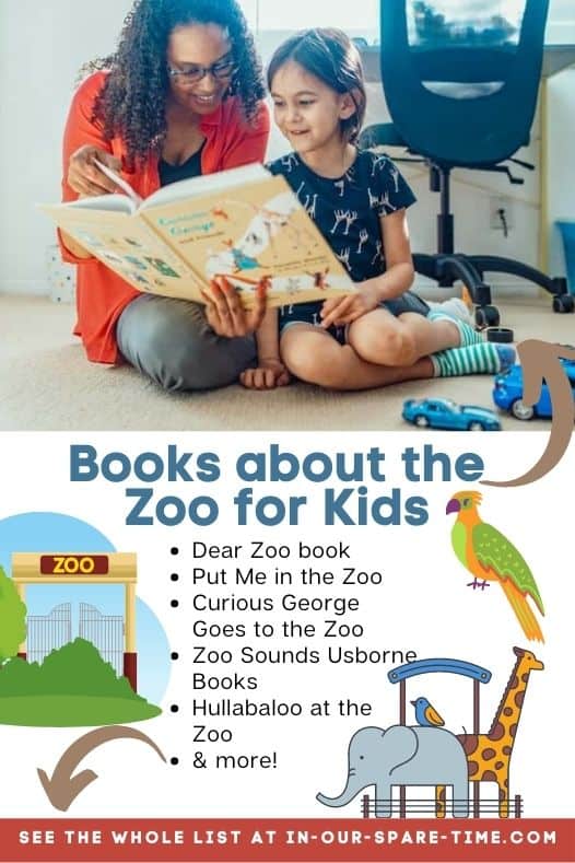 Celebrate National Zoo Keeper Week, July 20-26, with these books about the Zoo for kids. Check out my top picks for zoo books for kids.