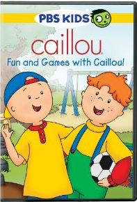 Fun and Games with Caillou DVD