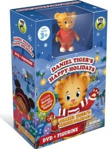 Daniel Tiger's Happy Holidays DVD + Figurine