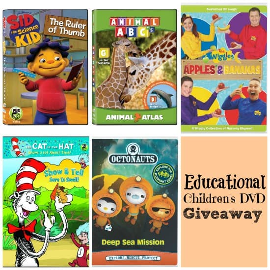 Educational Children's DVD Giveaway