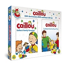 Caillou's Family Favorites DVD and Book