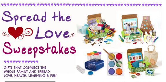 Enter Green Kid Crafts' Spread the Love Sweepstakes