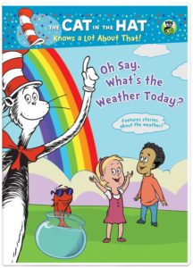 This is an adorable Dr. Seuss DVD that will let your child learn about where rainbows come from, the colors of the rainbow, the water cycle, wind power and more. 