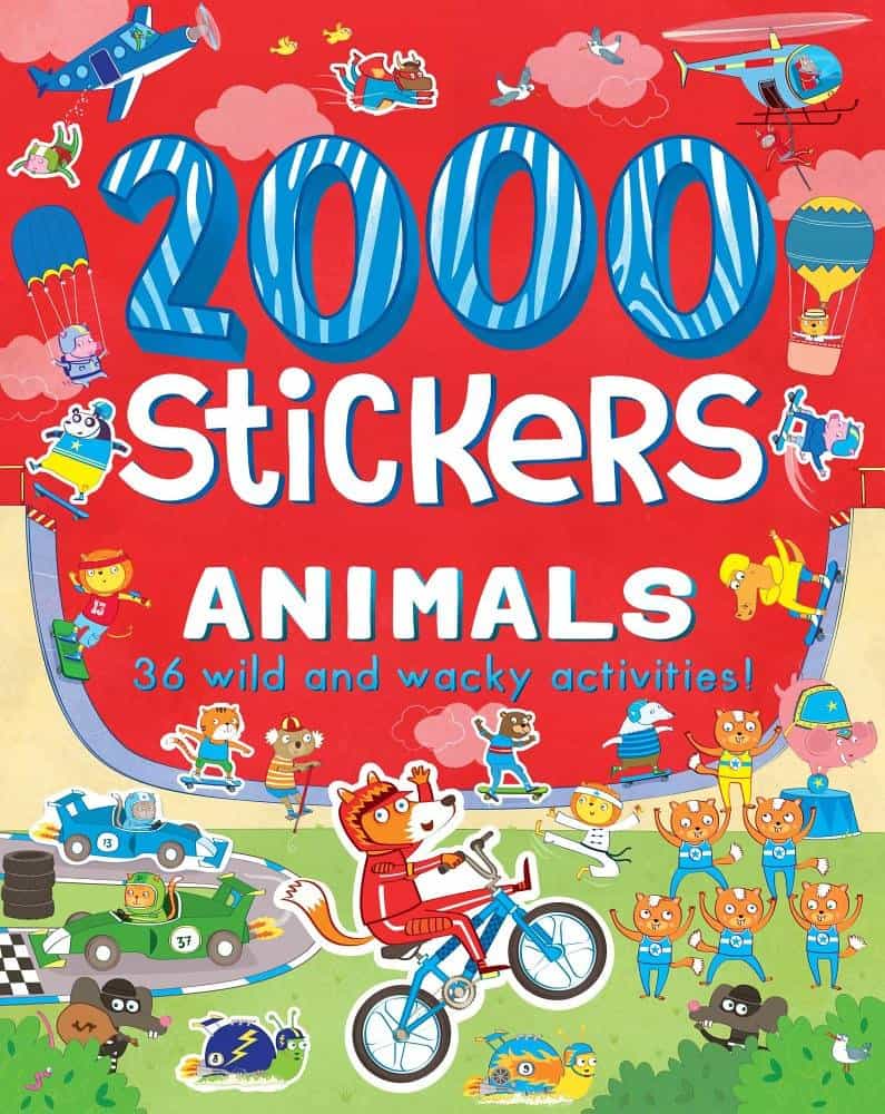 2000 Stickers Animals 36 Wild and Wacky Activities!