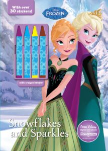 Disney's Frozen Snowflakes and Sparkles Coloring and Activity Book 