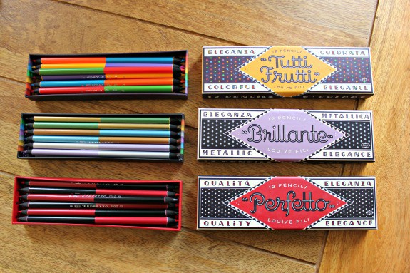 Louise Fili Double-Sided Pencils