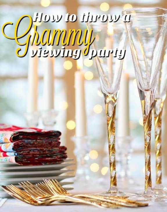 Tips for throwing a Grammy viewing party