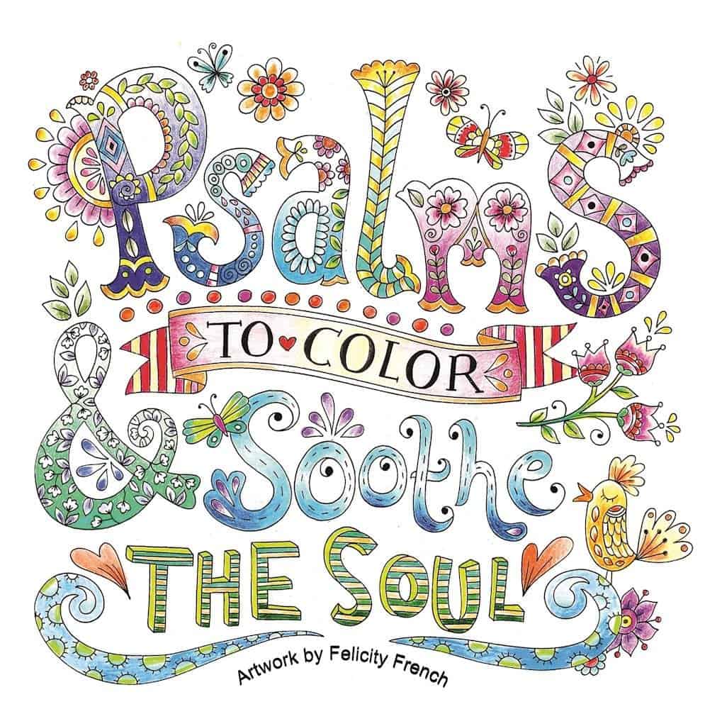 Christian Coloring Books for Adults by Felicity French