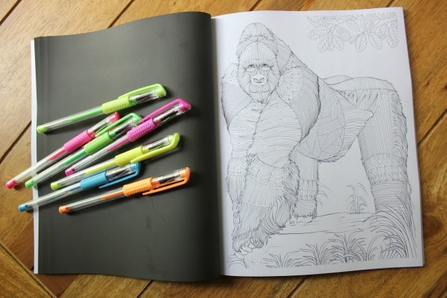 Animal Coloring Book for Adults by Nathaniel Wake