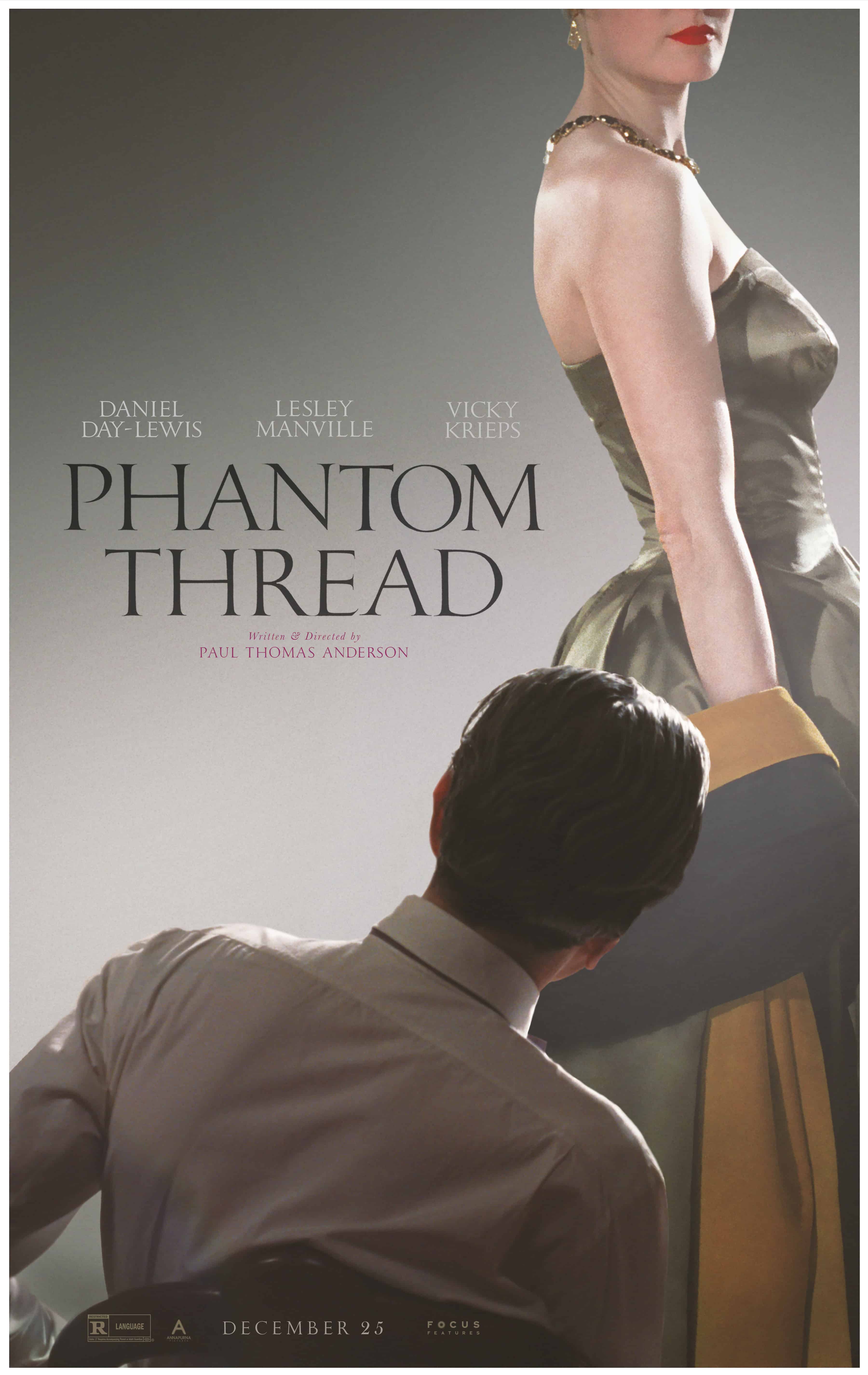 Phantom Thread Official Trailer and Teaser Poster