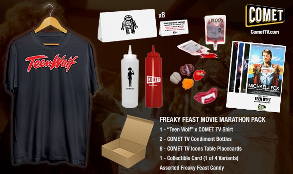 COMET TV November GIVEAWAY: Teen Wolf & Freaky Feast Pack