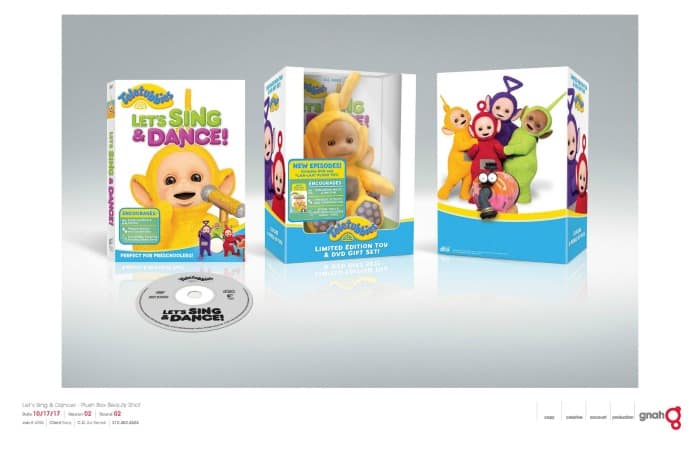 Teletubbies DVD Gift Sets with Special Soft Plush Characters