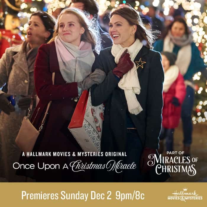 Hallmark Movies & Mysteries "Once Upon a Christmas Miracle" Premiering this Sunday, Dec.2nd at 9pm/8c! #MiraclesofChristmas