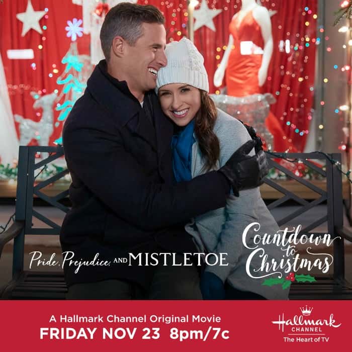Hallmark Channel's "Pride, Prejudice and Mistletoe" Premiering this Friday, Nov 23rd at 8pm/7c! #CountdowntoChristmas