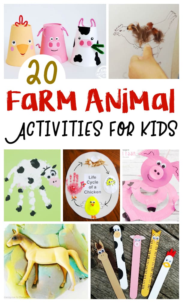 Farm Animal Activities for Kids (Lessons, Crafts and More)