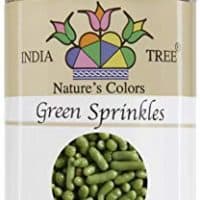 India Tree Nature's Colors Green Sprinkles, 2.7 Ounce