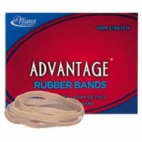 Alliance Rubber 26649 Advantage Rubber Bands Size #64, 1/4 lb Box Contains Approx. 80 Bands (3 1/2" x 1/4", Natural Crepe)