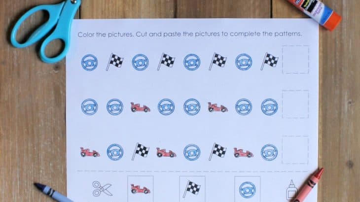 car racing game printable