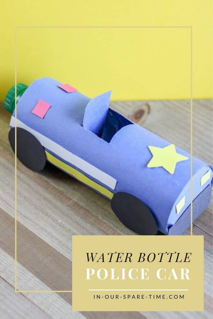 Water bottle race car craft kids can make