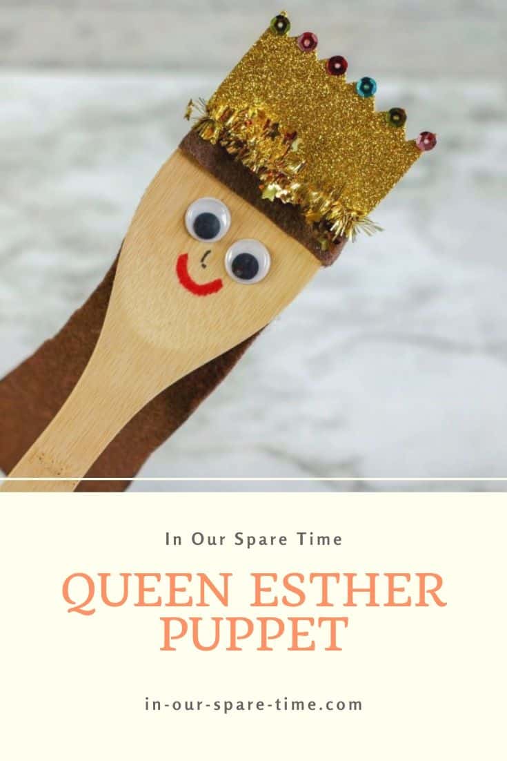 Easy Queen Esther puppets craft to make with the kids
