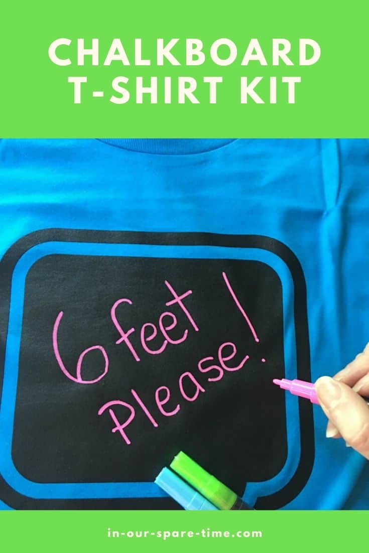 Chalkboard T Shirt Kit to Share Your Message