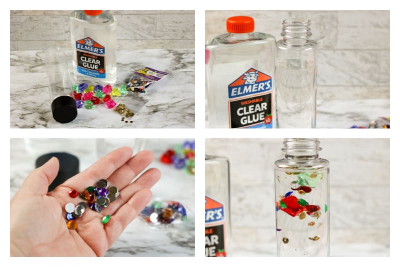 step by step how to make a sensory bottle