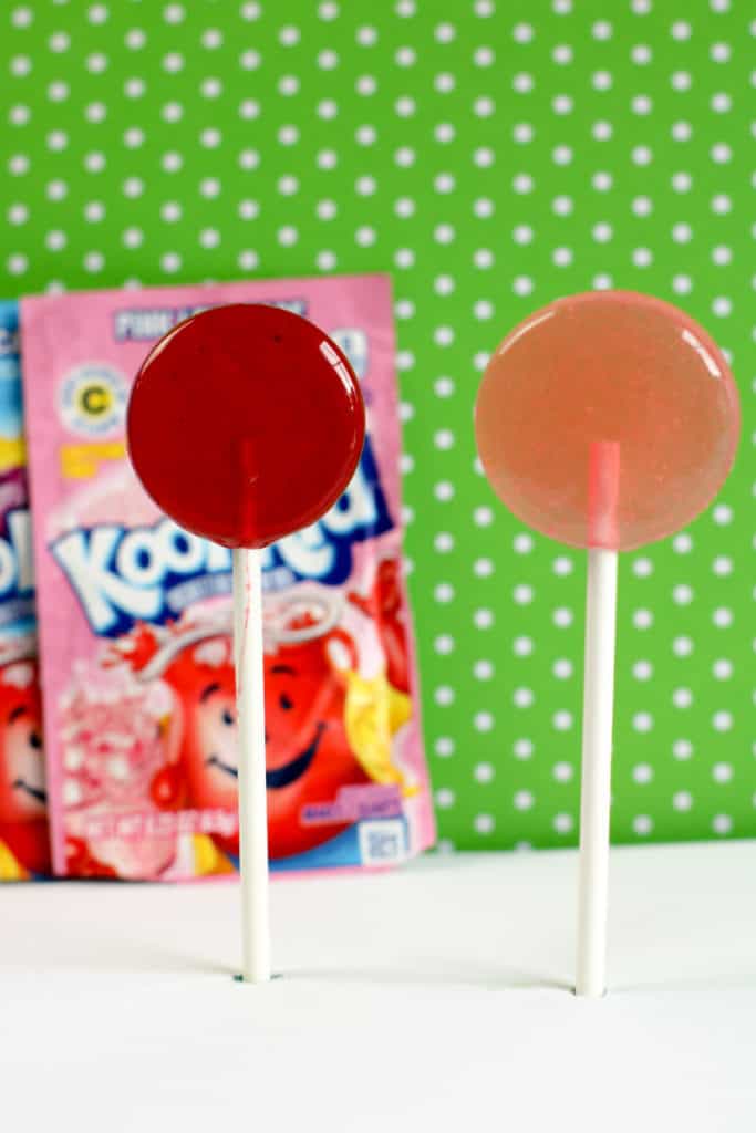 Koolaid Hard Candy Lollipops Recipe for Homemade Suckers