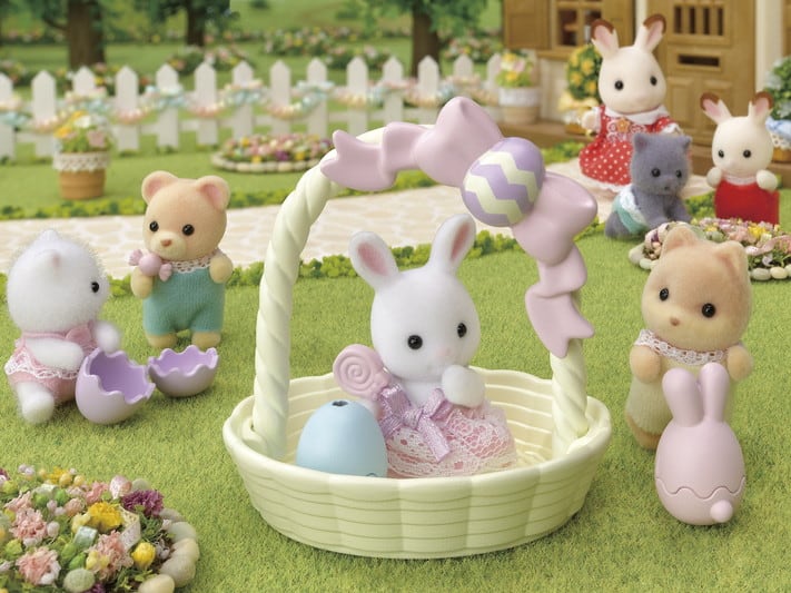 Easter bunny toys from Calico Critters