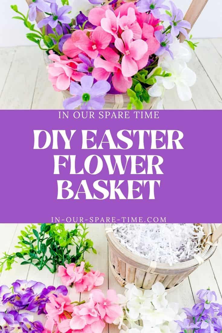 If you want to make Easter flower baskets for a centerpiece, try this easy craft. There are many types of Easter flowers you can use!
