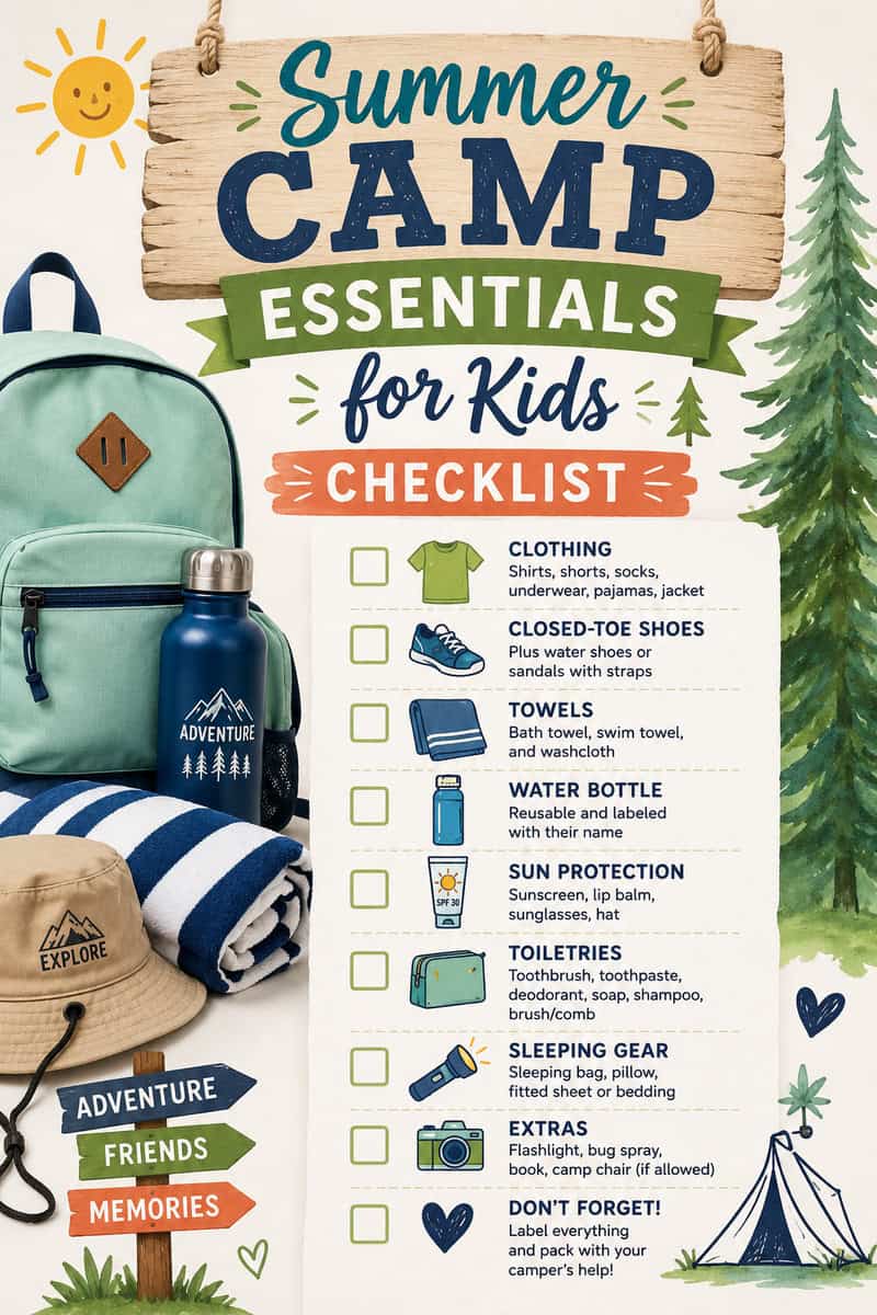 Summer Camp Essentials for Kids