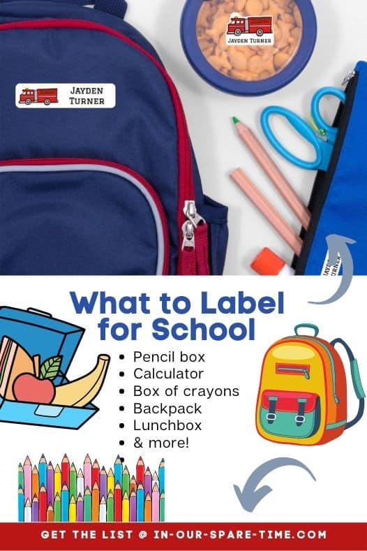 Are you wondering about the best way to label school supplies? Check out these cute personalized name labels for school that really work!