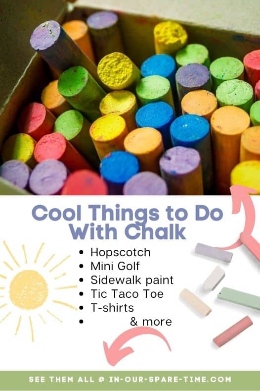 Chalk is a great activity for kids. It's inexpensive, easy to find, and provides hours of fun! Here are lots of cool things to do with chalk.