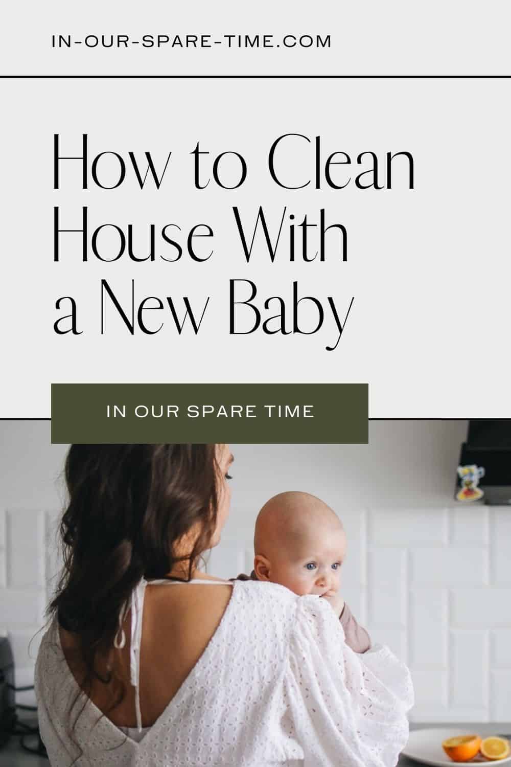 Are you wondering how to clean your house with a baby? Having a baby is stressful and takes a lot of time, but taking care of the house can also be overwhelming.