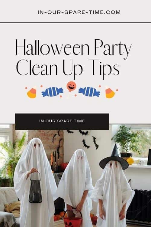 Check out these post Halloween party cleanup tips. The day after Halloween is a time to celebrate the fun you had with your kids, but it can also be a real pain to clean up all of the messes that were left behind.