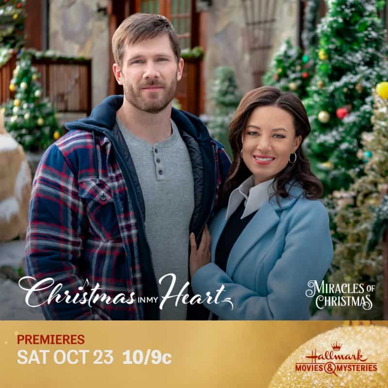 Hallmark Movie Miracles Of Christmas original premieres are back this holiday season with Christmas in My Heart on Saturday, Oct. 23rd at 10 pm/9c! I hope you'll tweet along with me during the show!