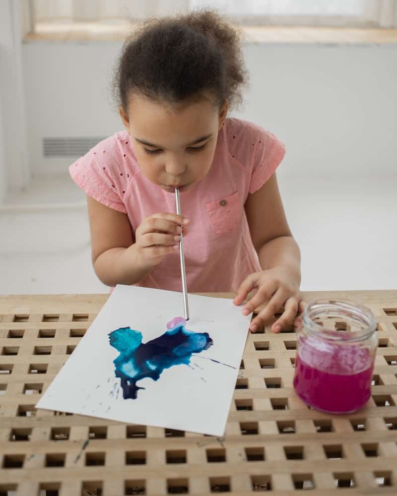 Kids love to paint, but it can be hard for them to get started. Learn more about straw painting art and how to create art with straws with your child.