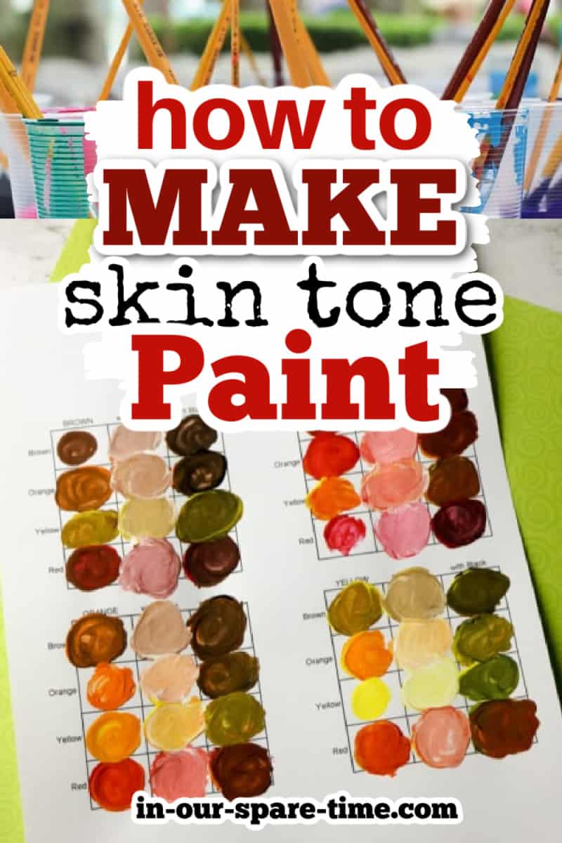 Do you have a hard time making skin tone colors for your children's art projects? Learn how to make skin tone paint with this guide.