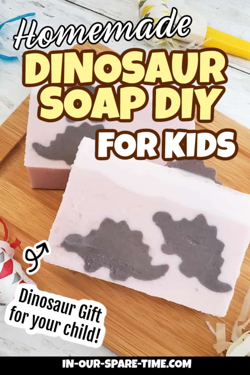 Do you want a fun, dinosaur gift for your child? Learn how to make DIY dinosaur soap for your kids or as a gift.