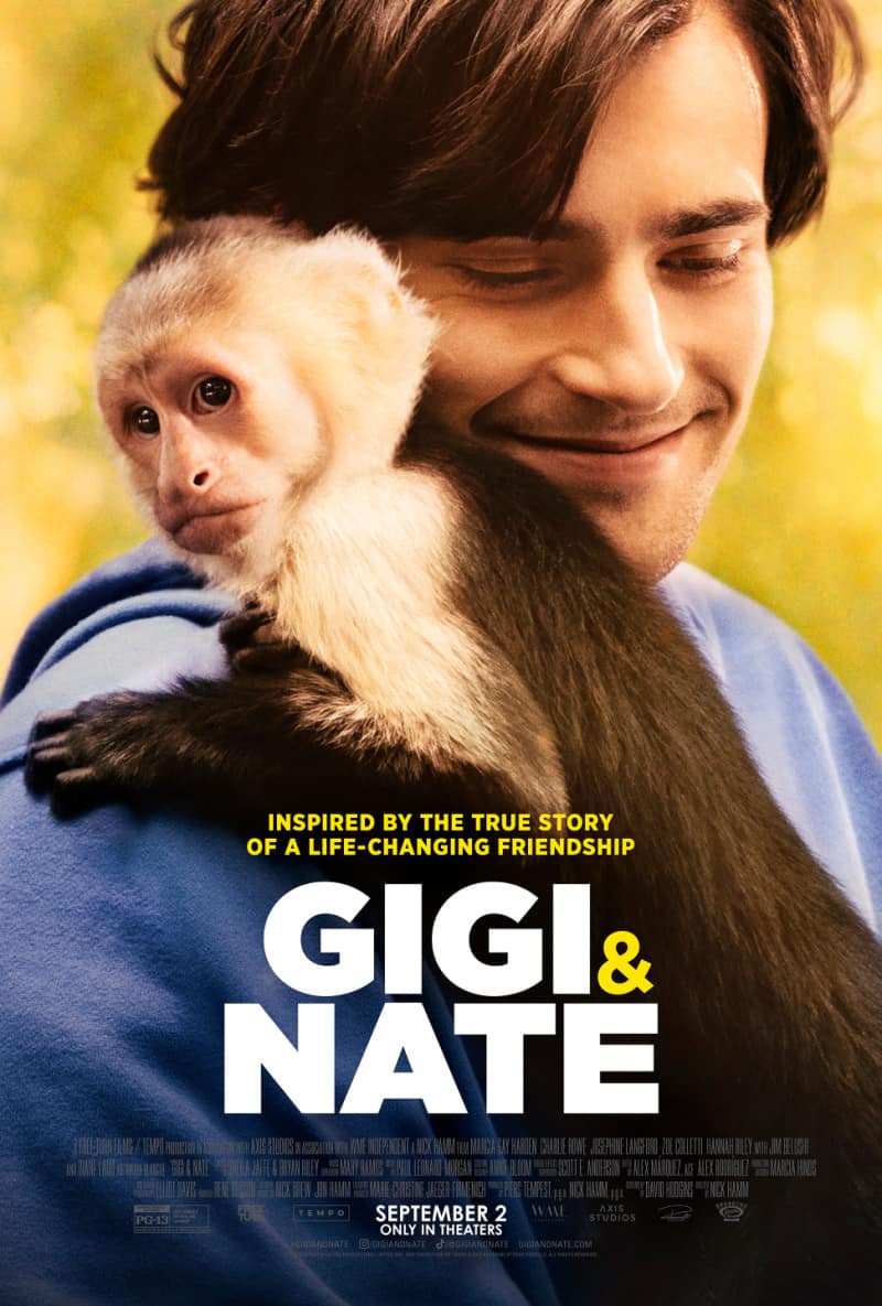 Coming to theaters 9/2, Gigi & Nate is the story of Nate Gibson, a young man whose life is turned upside down after he suffers a near-fatal illness and is left quadriplegic.
