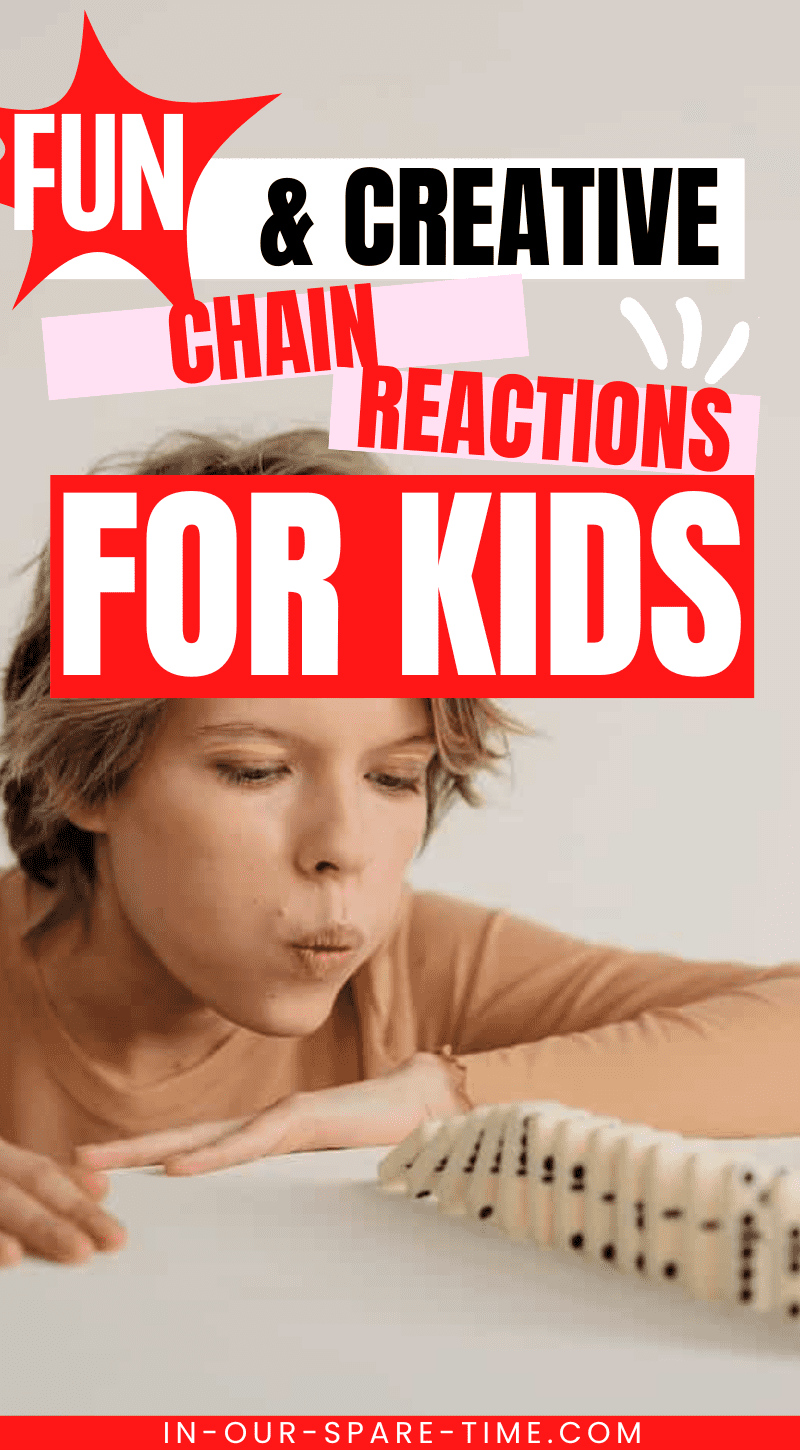 Check out these exciting ways to demonstrate chain reactions for kids. Try a few of these simple chain reaction projects.