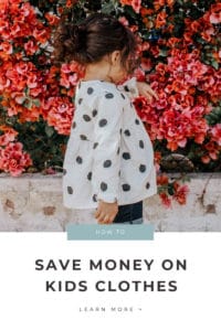 How To Save Money On Kids Clothes | In Our Spare Time