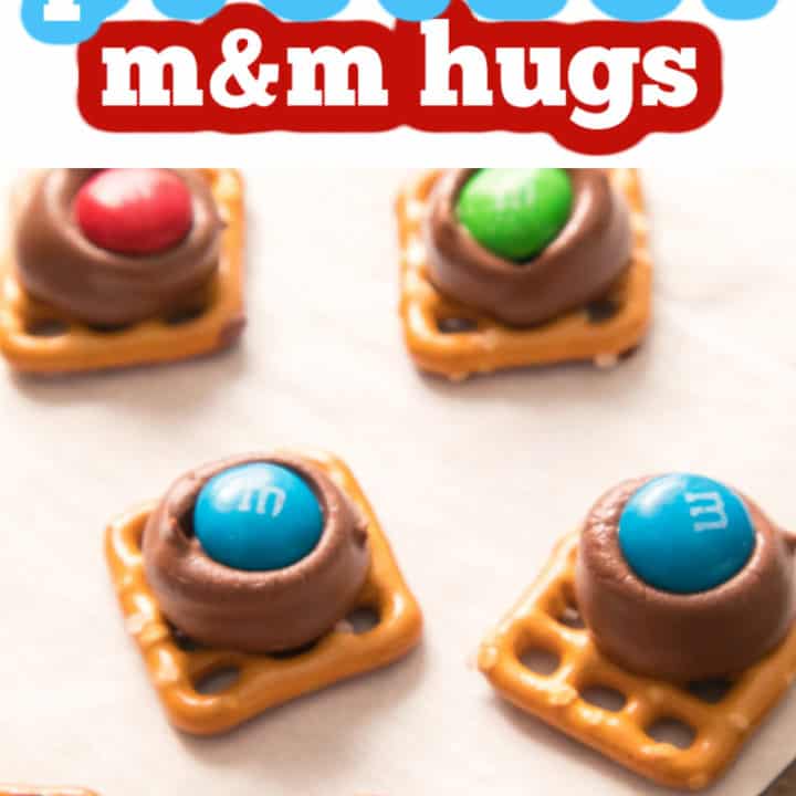 Pretzel M&M Hugs - Life Love and Sugar