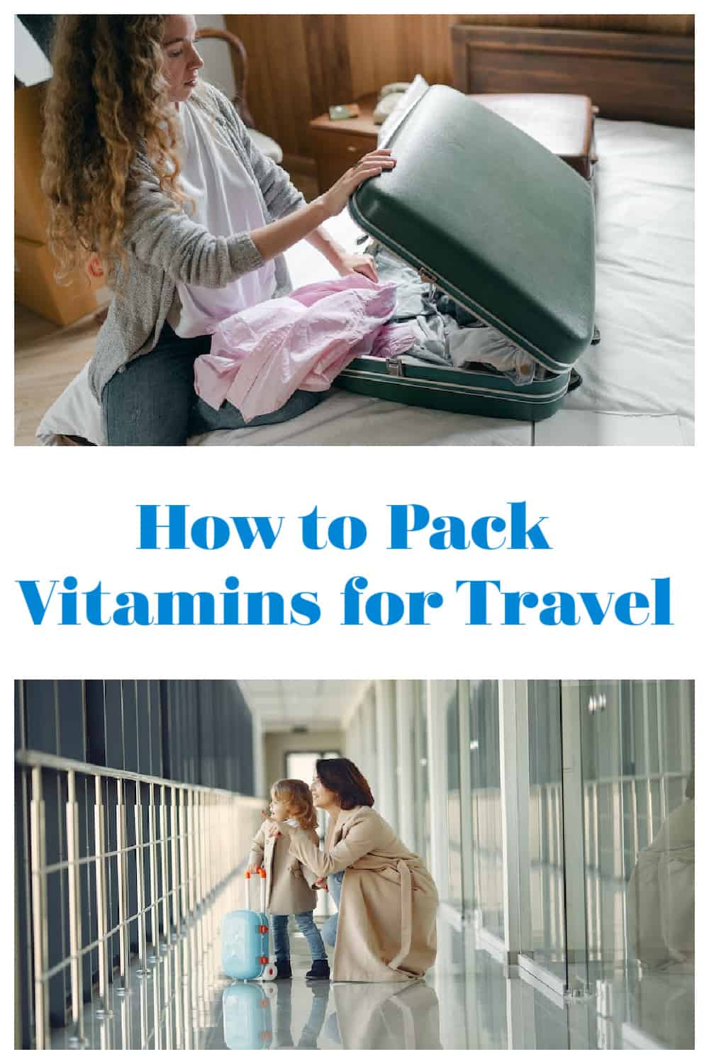 Wondering how to pack vitamins to travel? Check out these tips to take vitamins on a plane and why you should consider meltable vitamins for your whole family.