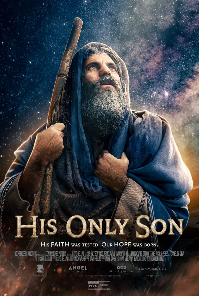 Watch His Only Son which recounts the Bible story about when Abraham was commanded by God to sacrifice his son Isaac on the mountain of Moriah. 