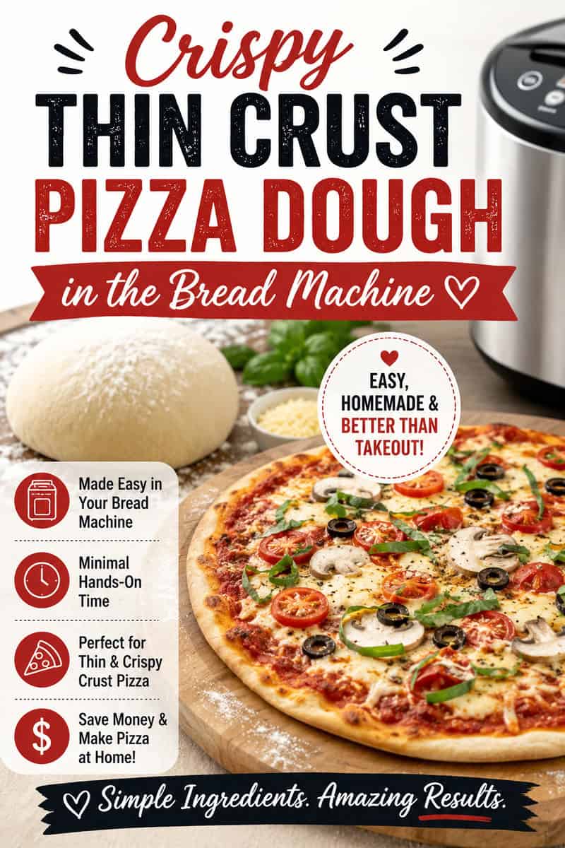 Thin Crust Pizza Dough Recipe