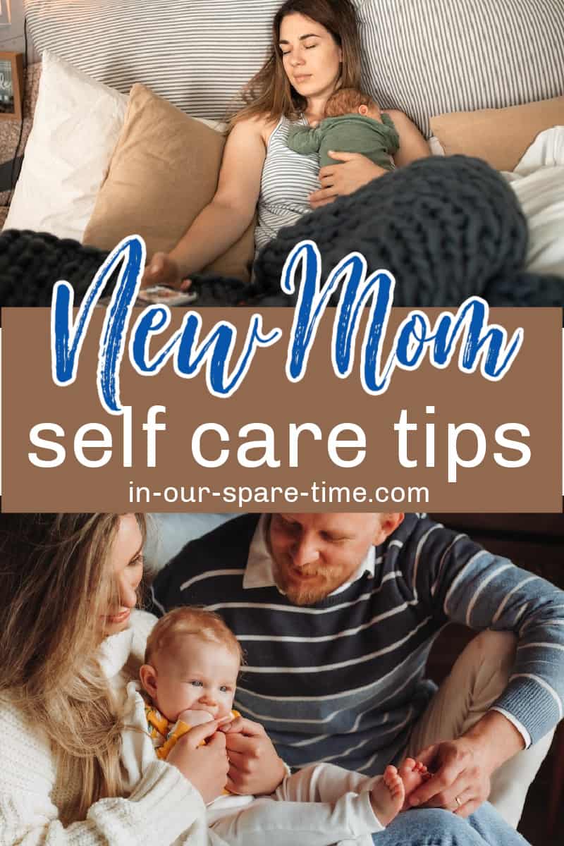 Check out these self care tips for new moms. Find out how you can practice self care while caring for a newborn baby.