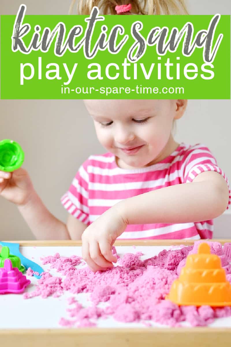 If you're looking for things to do with kinetic sand, check out these kinetic sand activities you can use for imaginative play.