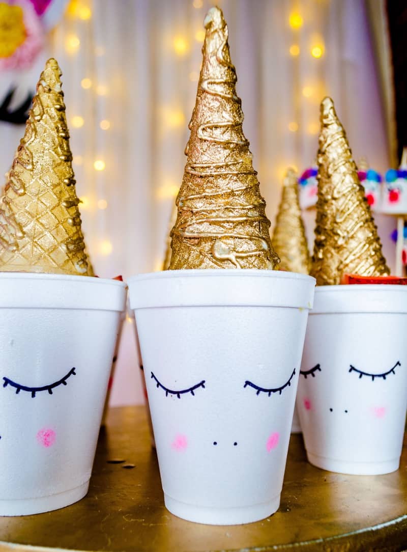 unicorn party cups