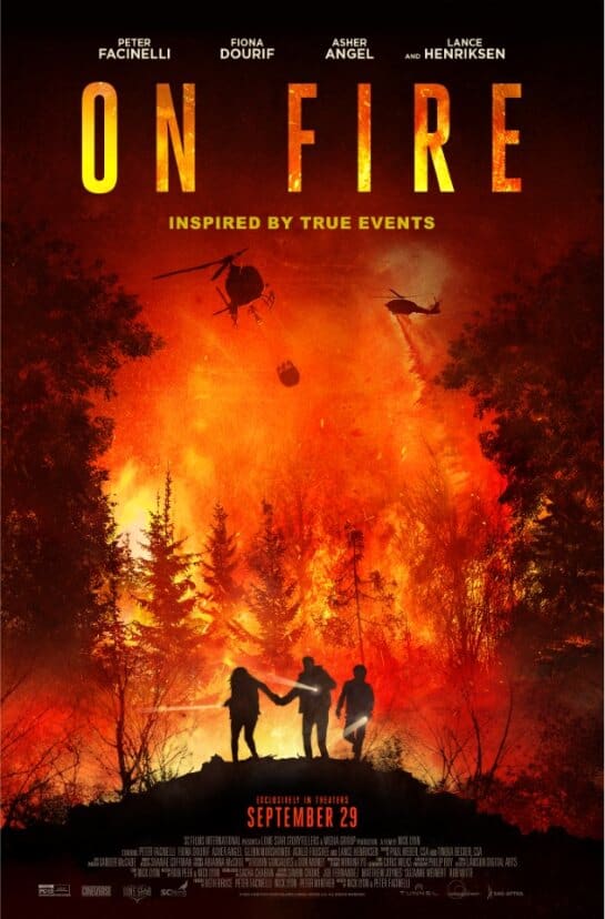 Check out my On Fire review and learn more about a family confronted by wildfire and how they survive. Watch On Fire in theaters on September 29.