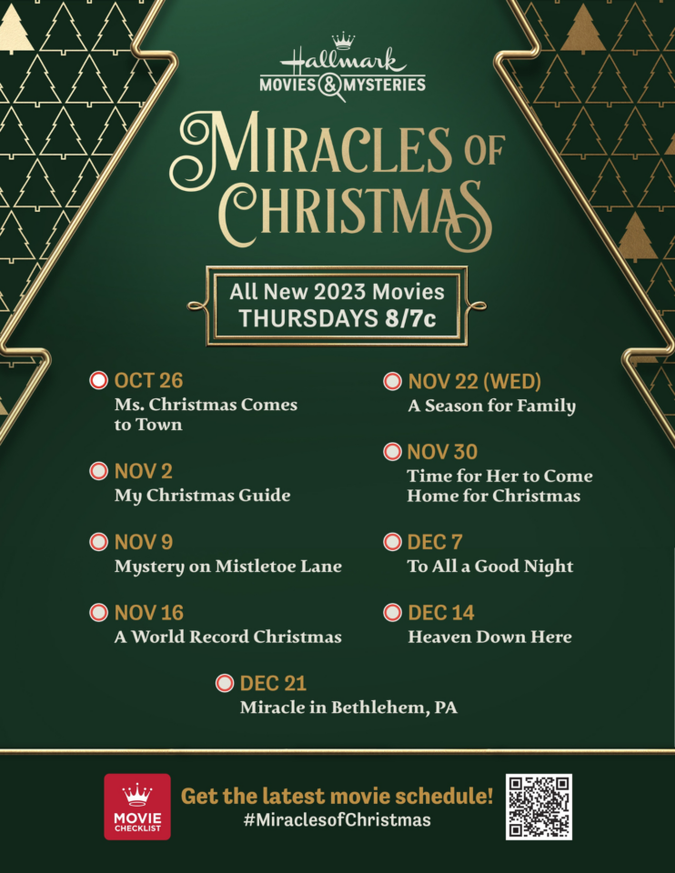 Hallmark Movies & Mysteries Movie premiere of "A Season for Family" will be on Wednesday, November 22nd at 8pm/7c! Tune in and follow hashtag #MiraclesofChristmas